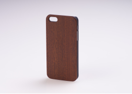 Деревянный чехол для iPhone 5, 5s, 6, 6s - сапеле